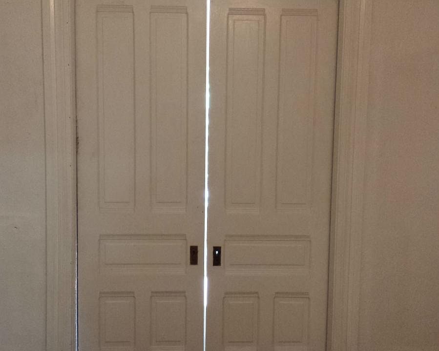 8ft Double Doors to Bedroom