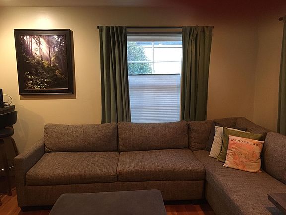 Sectional sofa in living room