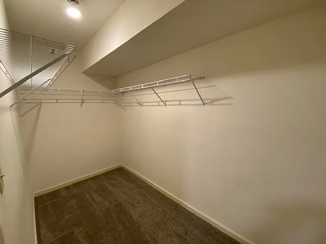 Upstairs walk-in closet.