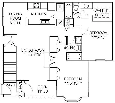 Floor plan AINTREE