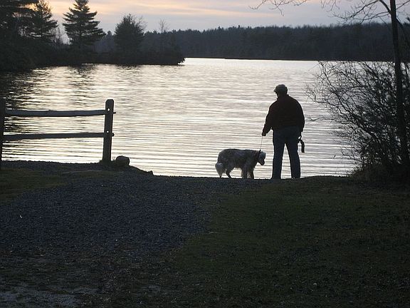Lake Naomi at dusk