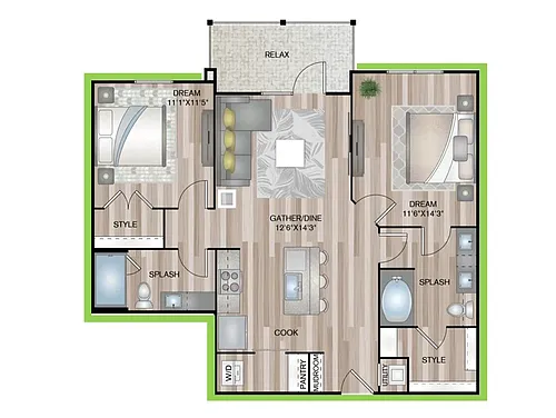 Floor plan B1P8
