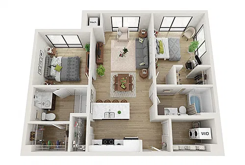 Floor plan Johnson