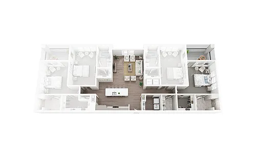 Floor plan R1D - Co-living
