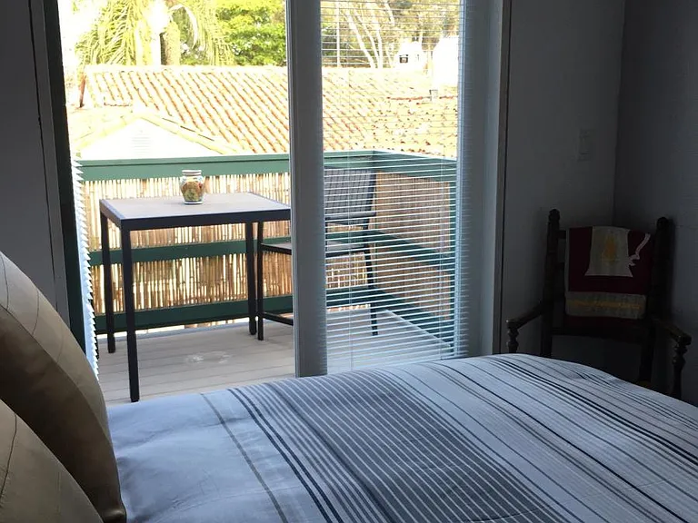 Private balcony off the bedroom.