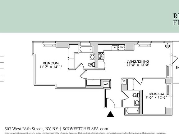 2nd image of 507 Chelsea St Penthouse 1