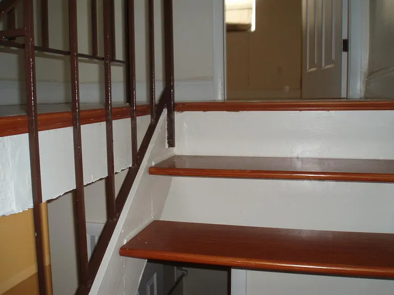 Modern wood stairs