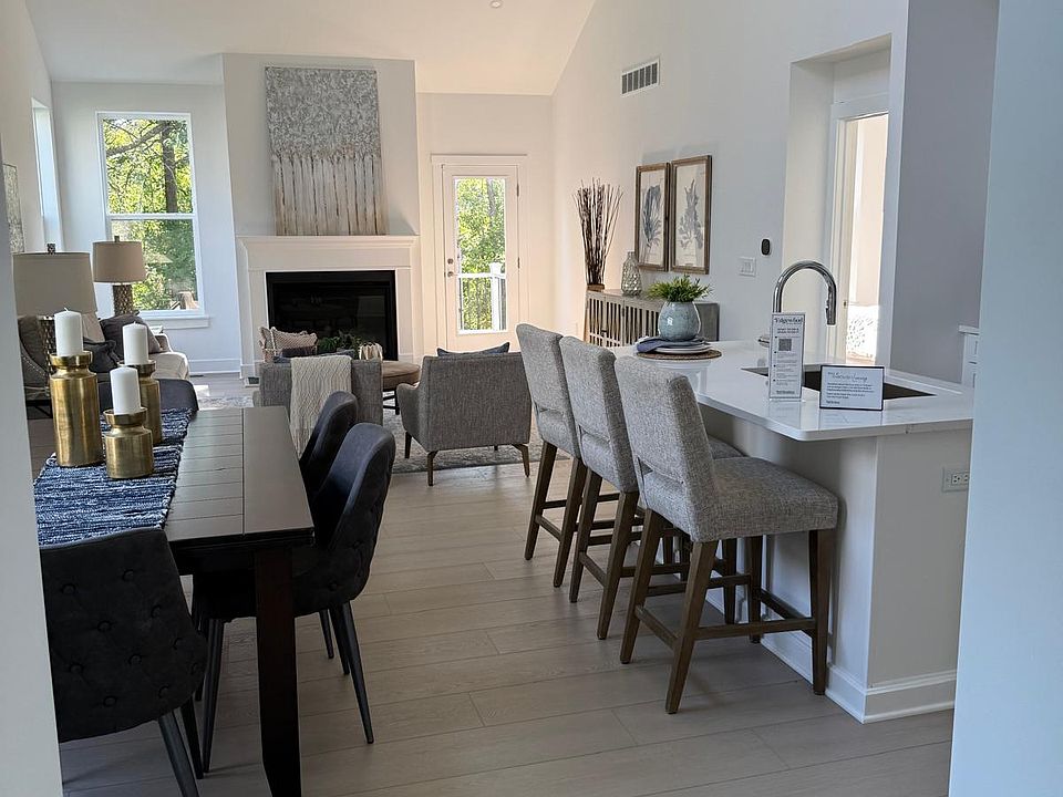 Open kitchen with high end appliances