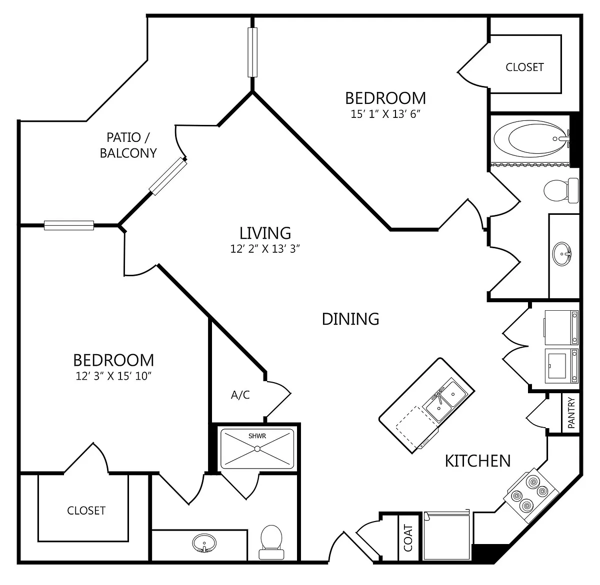 Floor plan B2