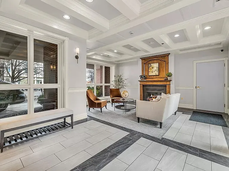 Lobby area of building