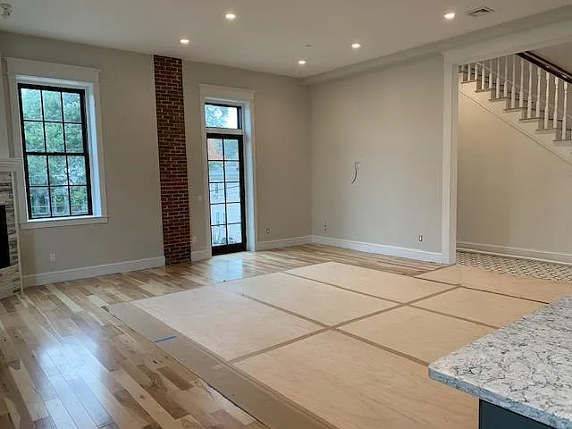 Living Room with door to deck