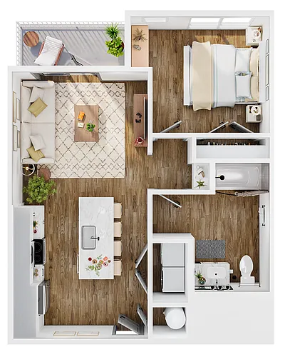 Floor plan Cashiers