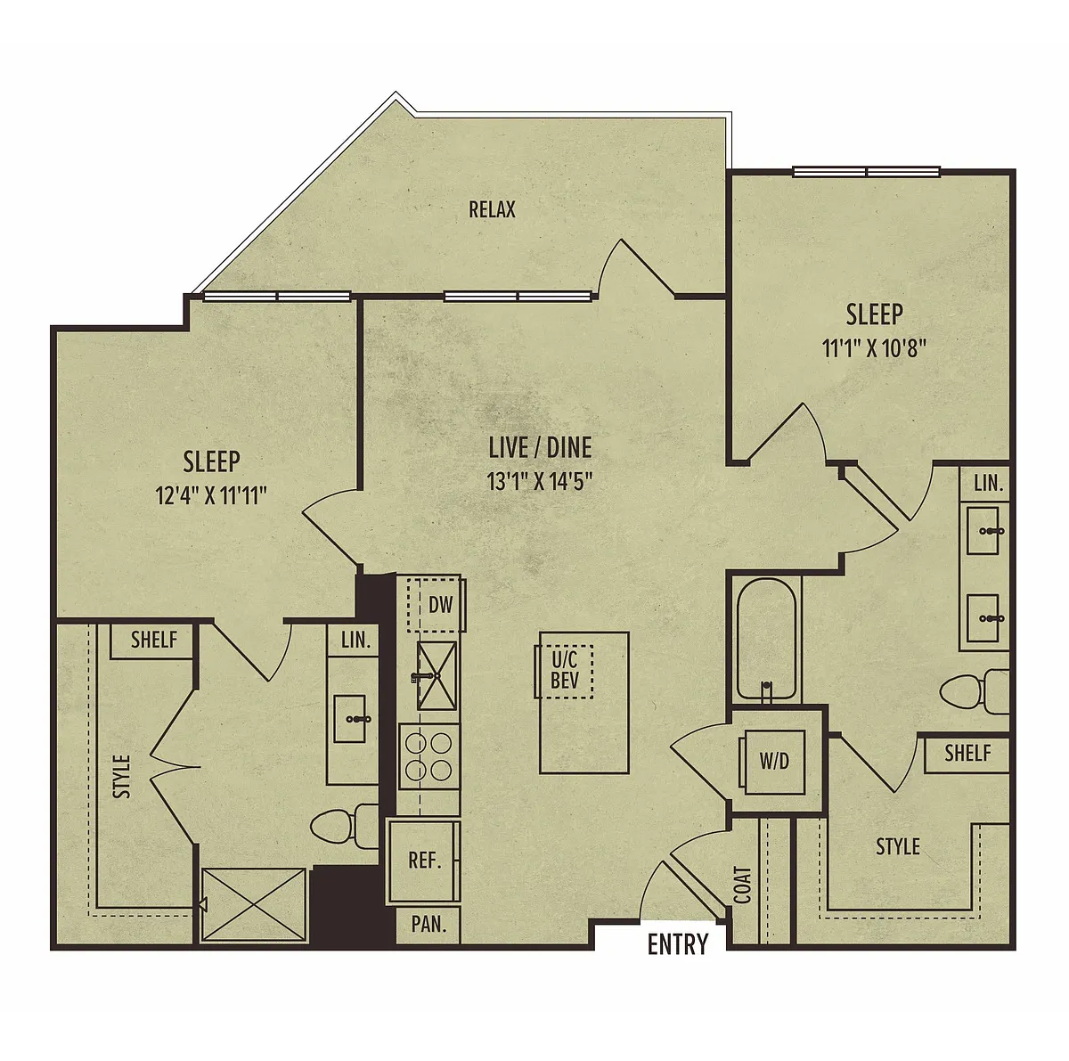 Floor plan 2E