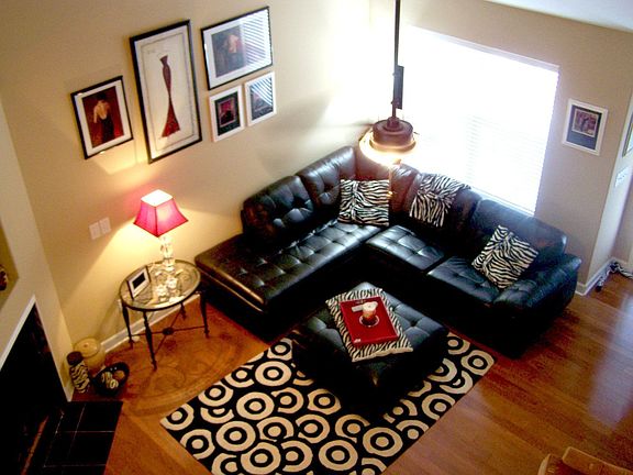 Living room view from 2nd floor