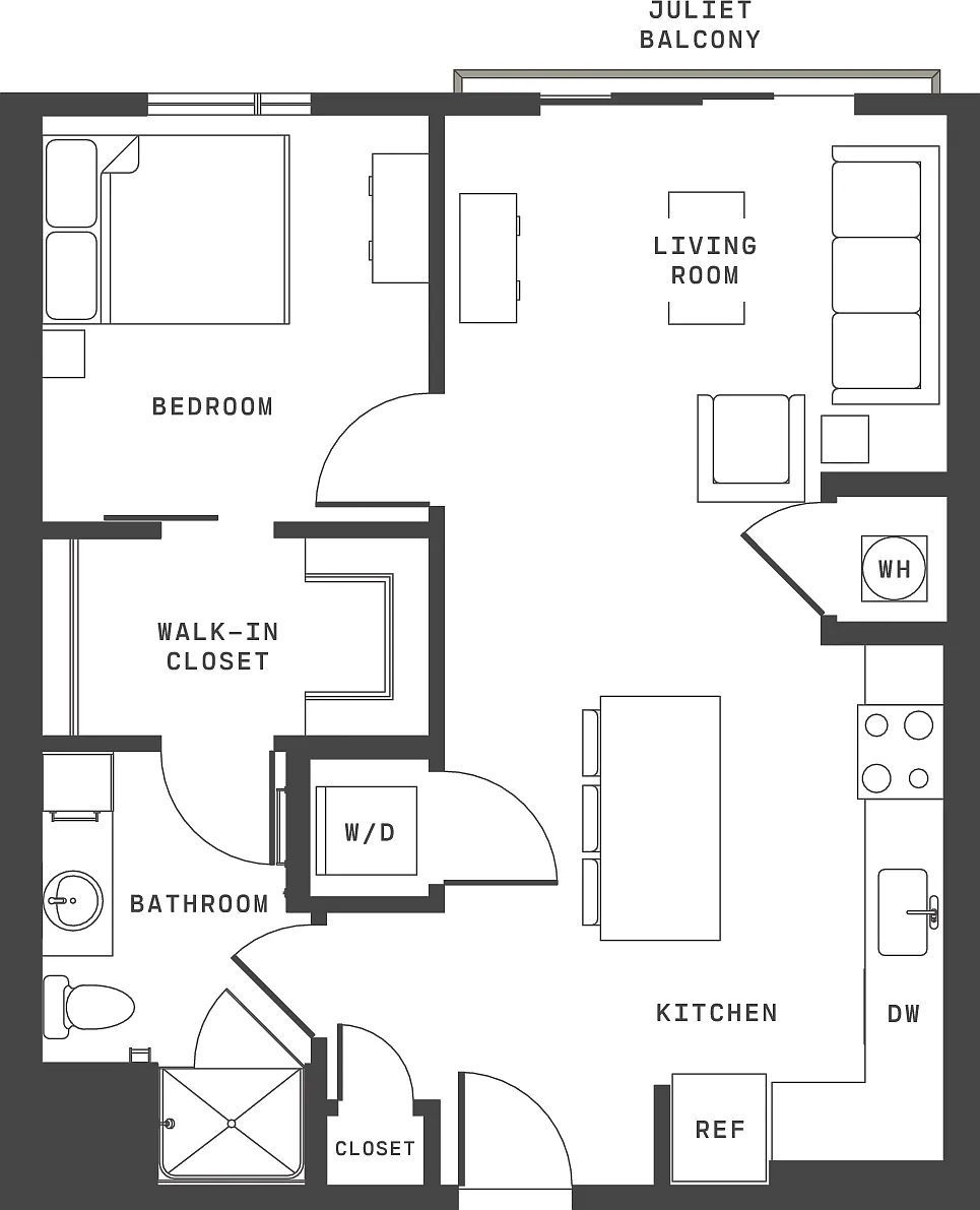 Floor plan A1J