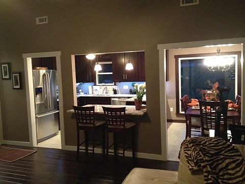 Living looking at Kitchen