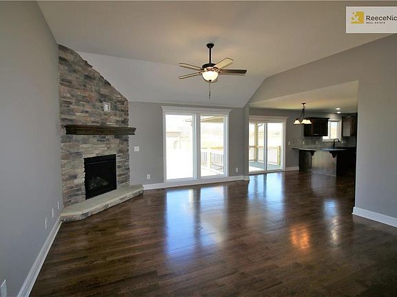 So much space! hardwood floors.