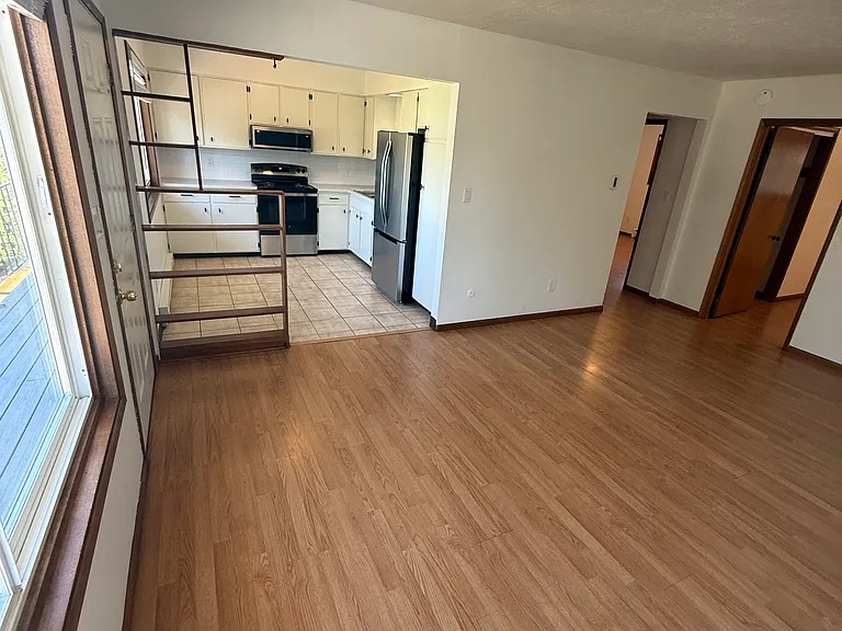 Kitchen from living room