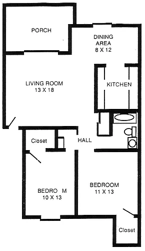 Floor plan Louisa-2A