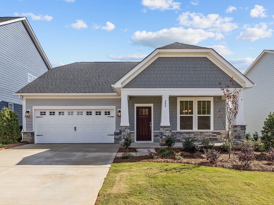 The Fairfield Plan by DRB Homes in McBride Indian Trail, NC - Elevation 3