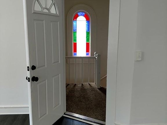 the entrance to the 2nd floor apartment.