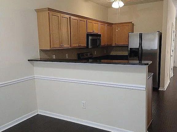 Kitchen from dining area