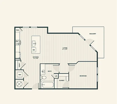 Floor plan The Clark