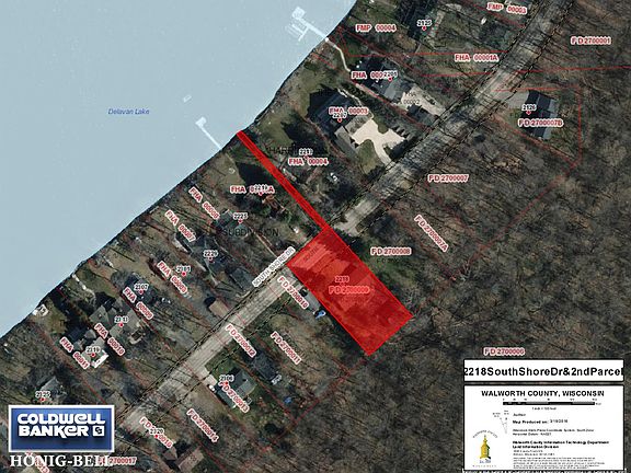 Map showing both parcels courtesy of Walworth County GIS