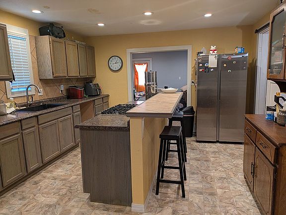 From dining room toward den