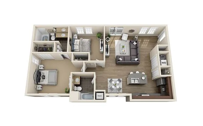 Floor plan Whaley