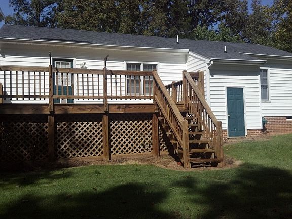 Back deck (small attached room on back of house)