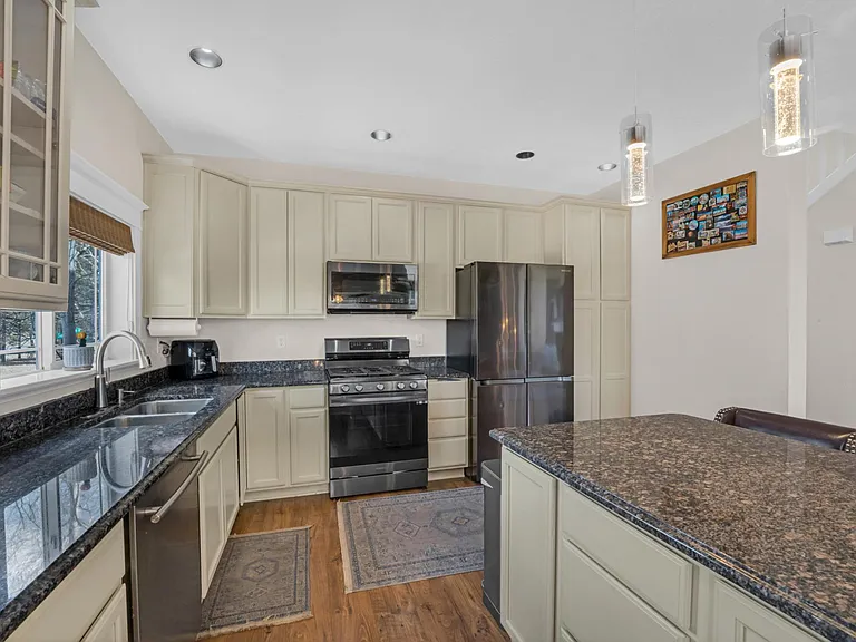 Kitchen Countertops and Sink and Cabinets