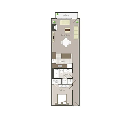 Floor plan South Tower A2