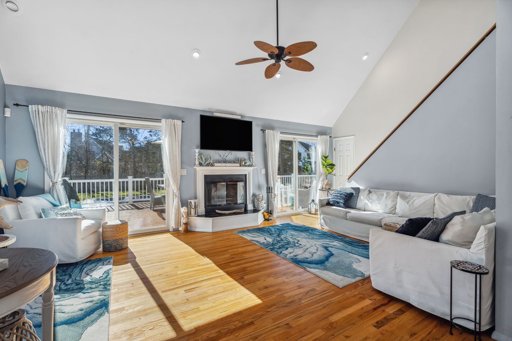  Tons of natural light  and high ceilings. 