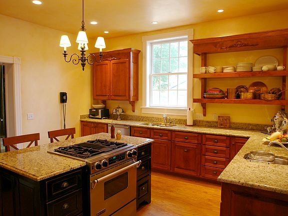 custom, big gourmet kitchen!