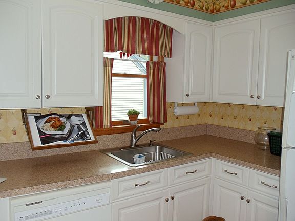 Beautiful all white kitchen with extras