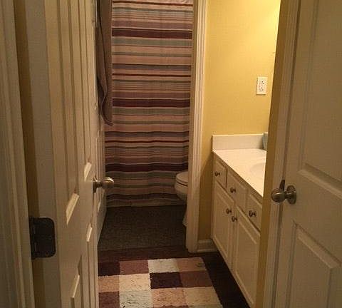 hallway bathroom