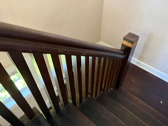 Stairs up to apartment.