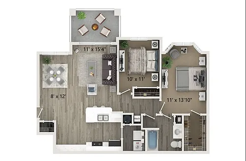 Floor plan B2