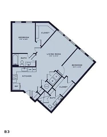 Floor plan B3