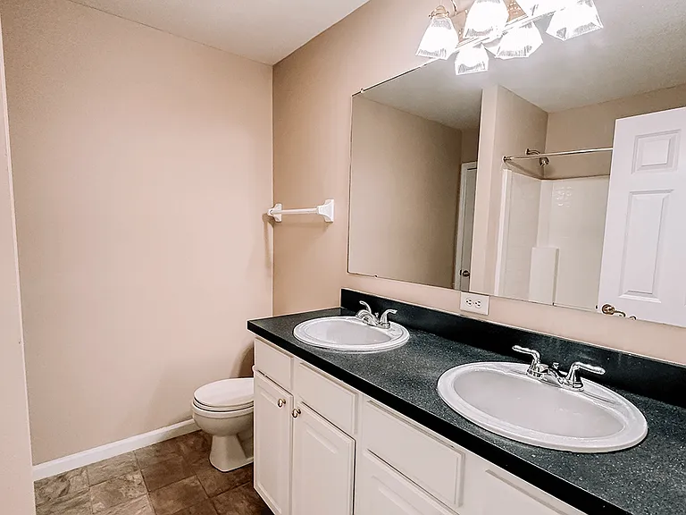Well-Lit Double Vanity