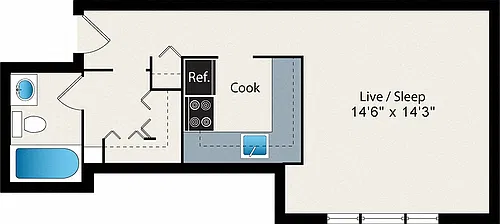 Floor plan S6