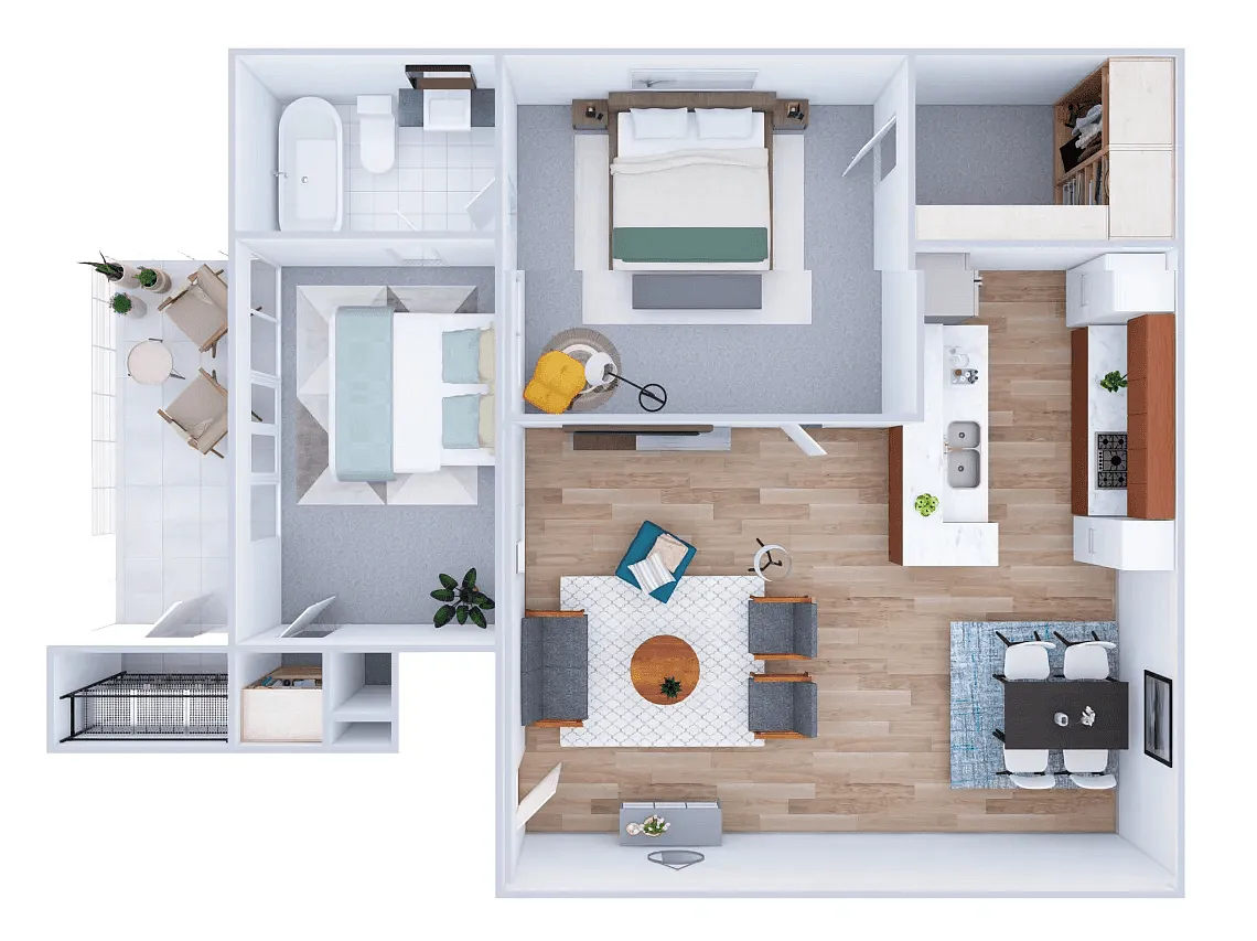 Floor plan B1