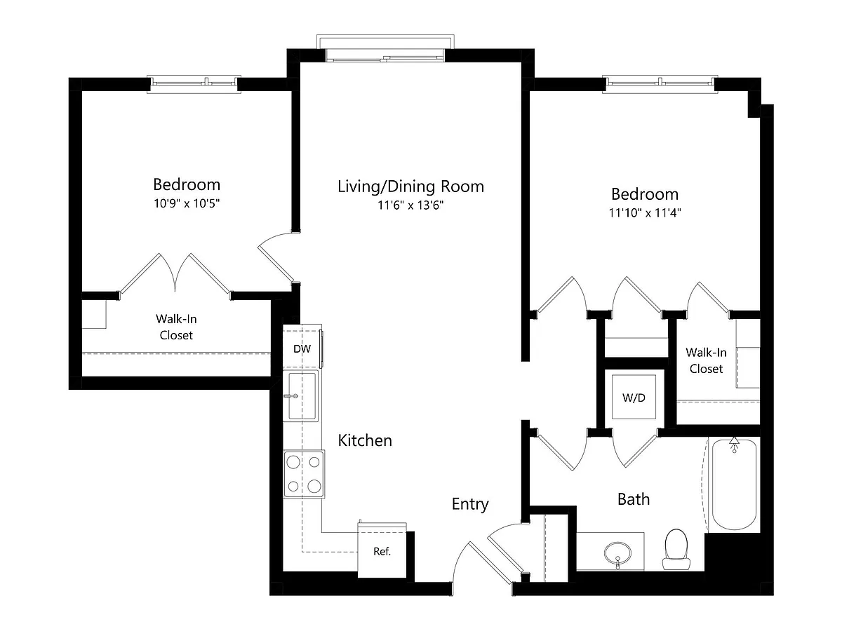 Floor plan B8