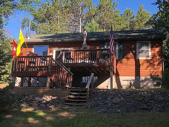 Lake side of cabin