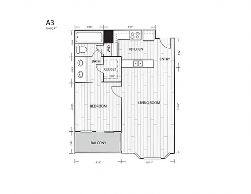 Floor plan A3P
