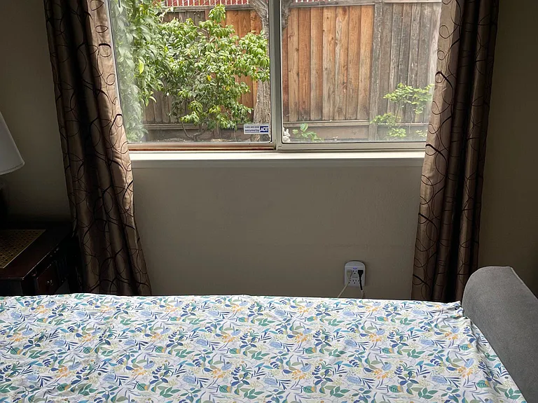 first level bedroom window
