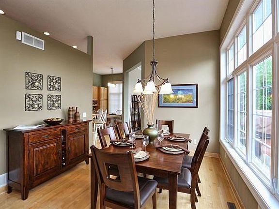 Dining area with lots of windows