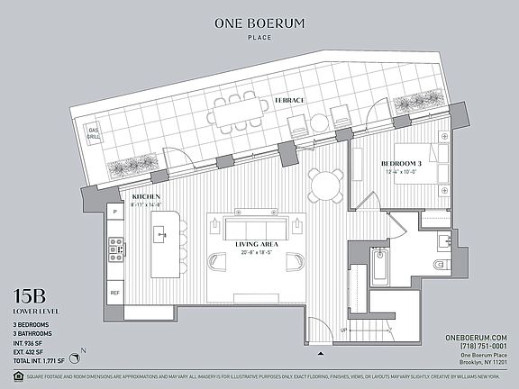 2nd image of 1 Boerum Pl #15B