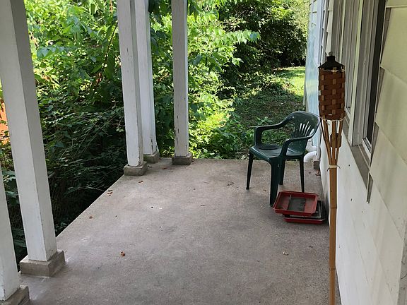 Side porch off living room